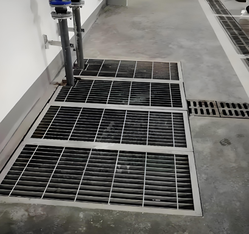 Steel Grating Cover for Garage Drain Pit